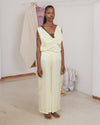 BASERANGE France Silk Linen SEPIA Casual Pants BAS-TRSE-LI-SU25-ZONG BAS-TRSE-SS-SU25-LIME GREEN
